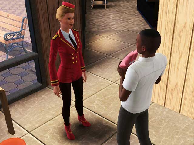 Sims 3: Женский сценический костюм начинающего исполнителя.