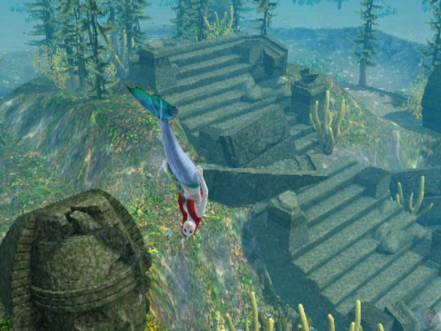 Sims 3: В море можно встретить прекрасных русалок.
