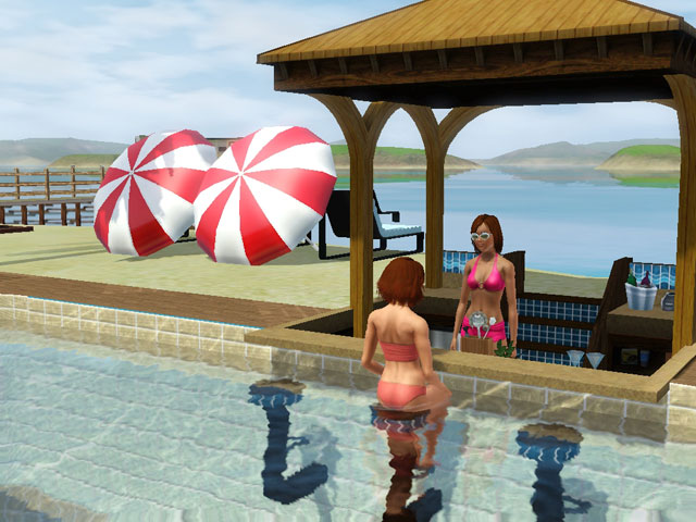 Sims 3: Курорты предоставляют своим постояльцам разнообразные развлечения.