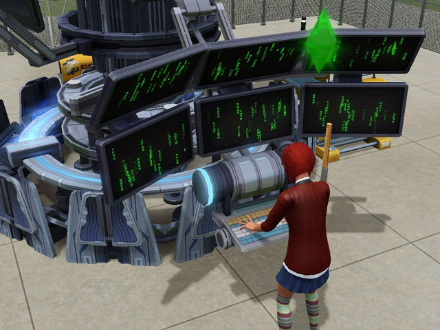 Sims 3: Любители науки могут проводить различные эксперименты.