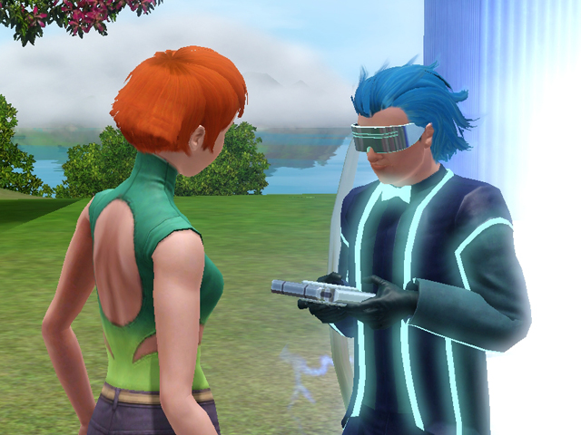 Sims 3: Путешественник во времени вручит персонажу альманах времени, без которого путешествие в будущее невозможно.