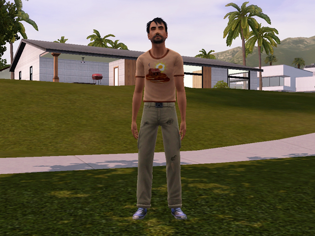 Sims 3: Мужская униформа кодера.