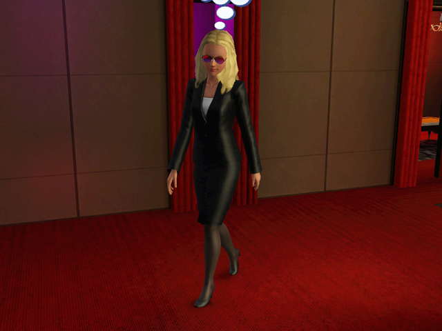 Sims 3: Женская униформа псевдоэкстрасенса.