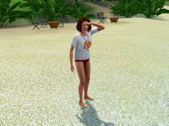 Sims 3: Женская униформа спасателя.
