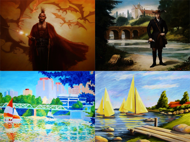 Sims 3: Примеры картин большого размера.