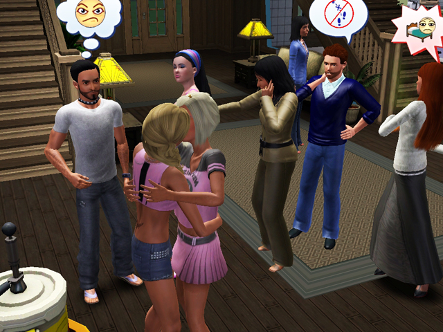 Sims 3: На вечеринке всякое может случиться.