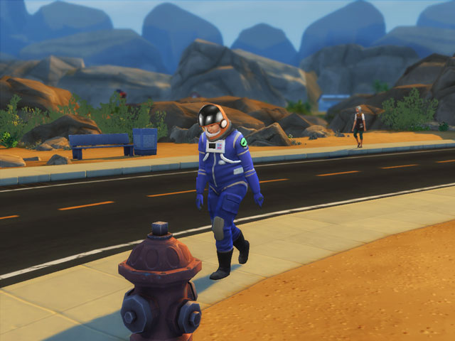 Sims 4: Мужская униформа космического курсанта.