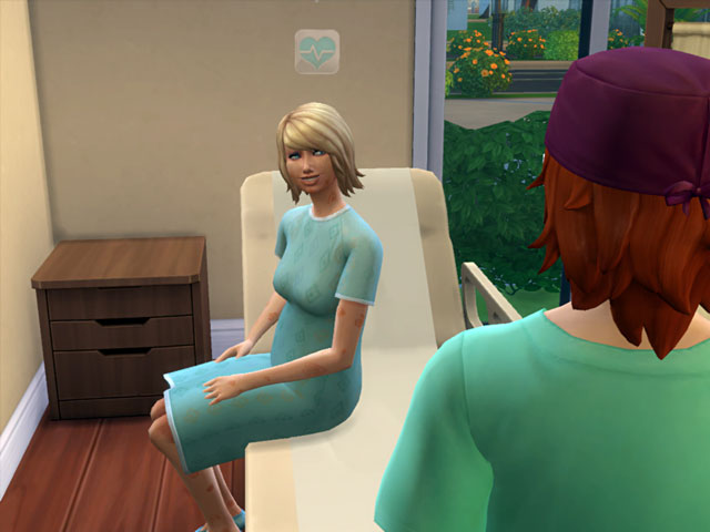 Sims 4: Врачам постоянно приходится общаться с людьми.