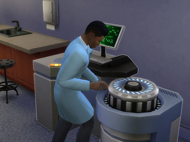 Sims 4: Химический анализатор – очень полезный прибор и на работе, и дома. 
