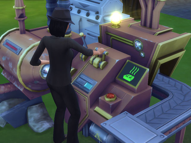 Sims 4: Не пугайтесь, это не мудреный инопланетный прибор, а всего лишь устройство для выпечки кексов.