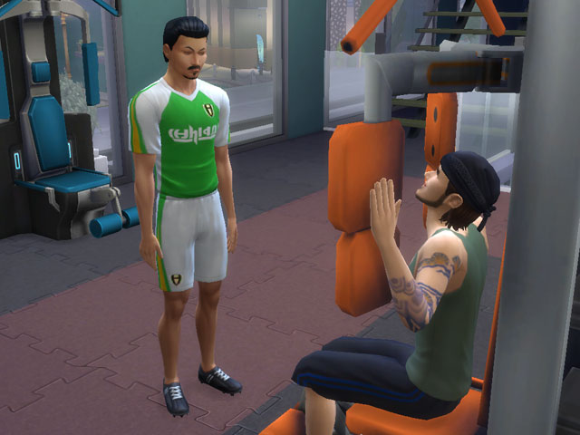 Sims 4: Тренировки под руководством опытных спортсменов намного эффективнее.