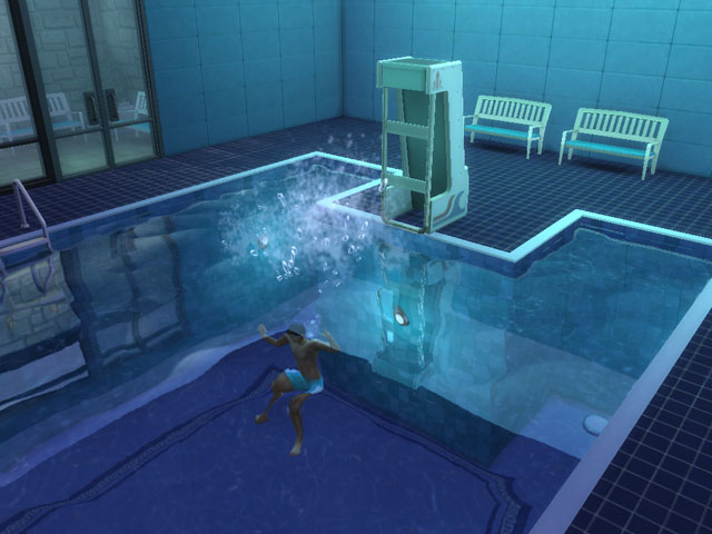 Sims 4: В Sims 4 «Веселимся вместе!» симы научились прыгать в бассейн с трамплина, поднимая тучу брызг.