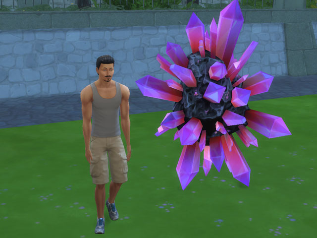 Sims 4: В космосе можно найти коллекционные метеориты. Некоторые из них просто огромные.