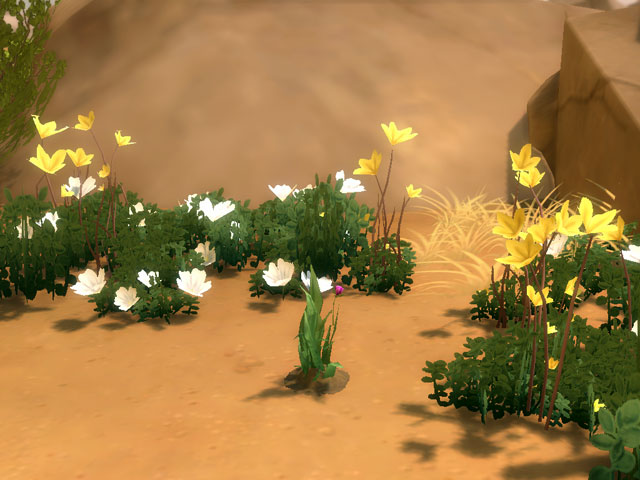 Sims 4: Росток тюльпана в Оазис Спрингс.