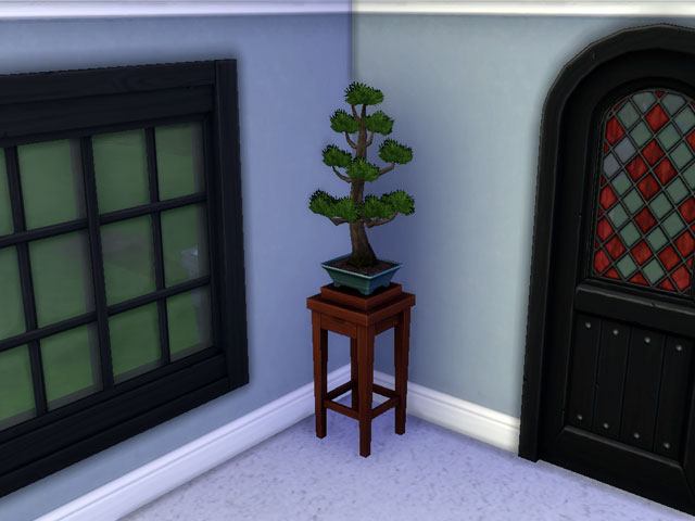 Sims 4: Декоративное деревце Бонсай.