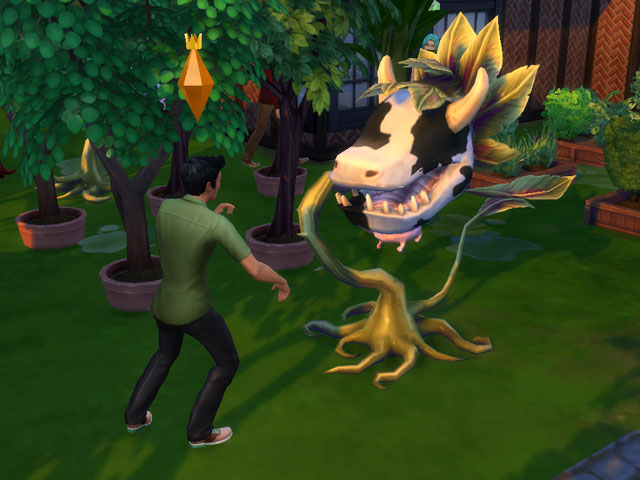 Sims 4: Проглотис Людоедия – самое опасное растение в саду.
