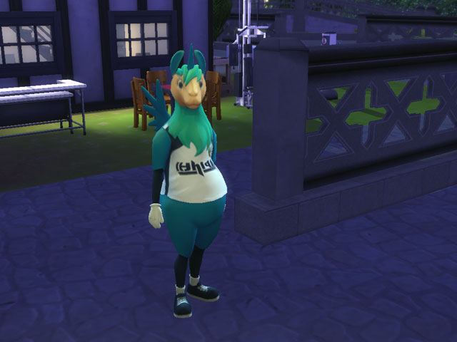 Sims 4: Мужская униформа талисмана команды.