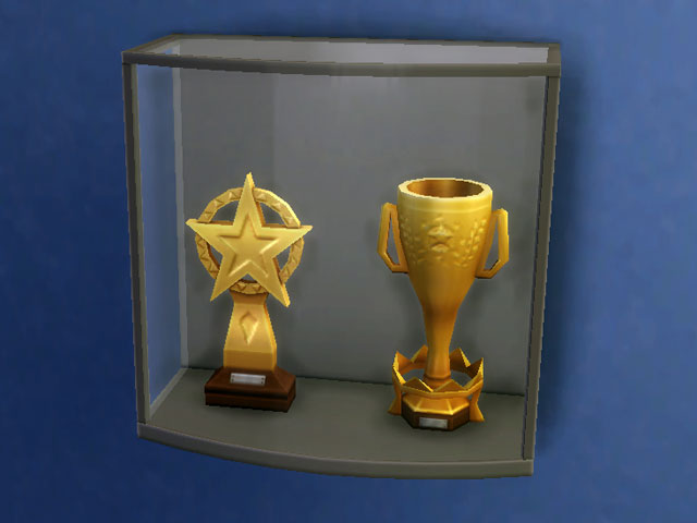 Sims 4: Два кубка профессионального игрока.