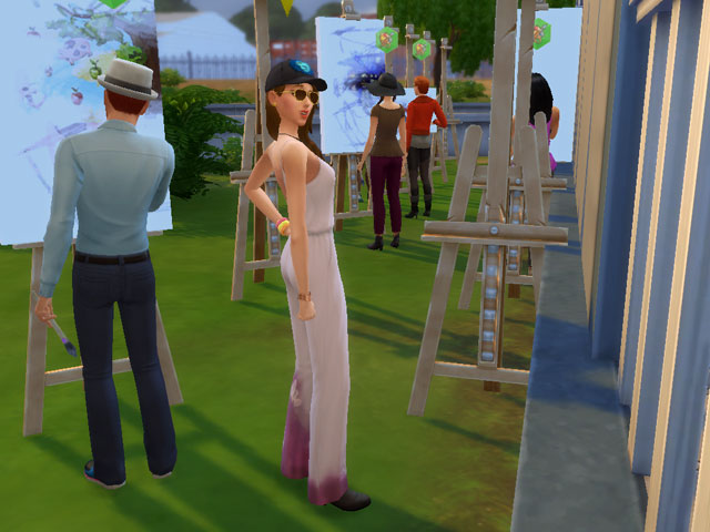 Sims 4: Женская униформа творческого имажиста.