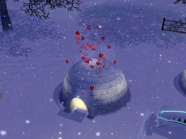 Sims 3: Зимний секс в иглу.