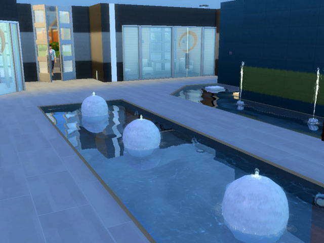 Sims 4: Вестибюль массажного салона «Центр центра».