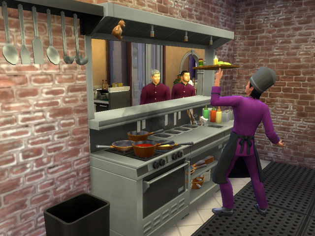 Sims 4: Чем опытнее персонал, тем больше довольных посетителей.