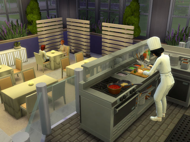 Sims 4: Сложность меню должна соответствовать профессионализму повара.