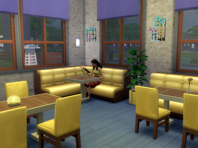 Sims 4: Разнообразный декор позволит сделать ресторан неповторимым.