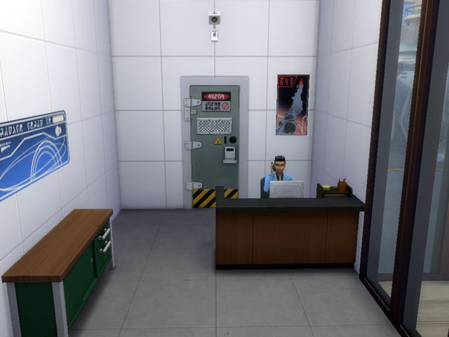 Sims 4: Вестибюль лаборатории «Симы будущего».