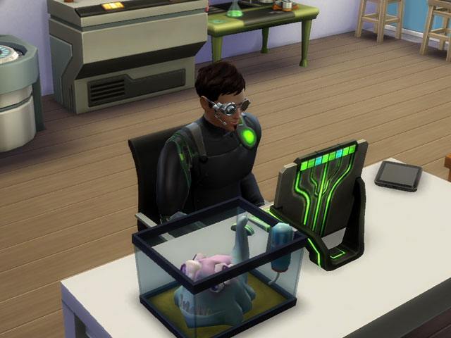 Sims 4: Ученые могут продолжать работу дома.