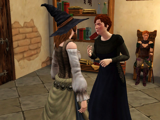 Sims Medieval: А эта женщина потеряла ключ от пояса верности накануне свадьбы. Странно, что она не обратилась к кузнецу.