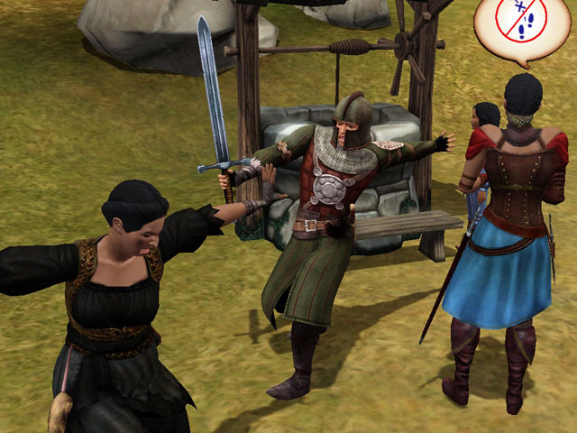 Sims Medieval: Доспех убийцы шиншилл.