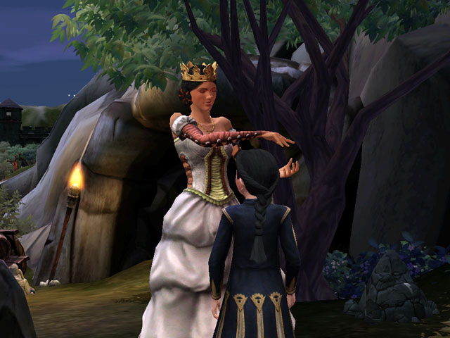 Sims Medieval: Но намного правильнее взять школу под свой контроль.