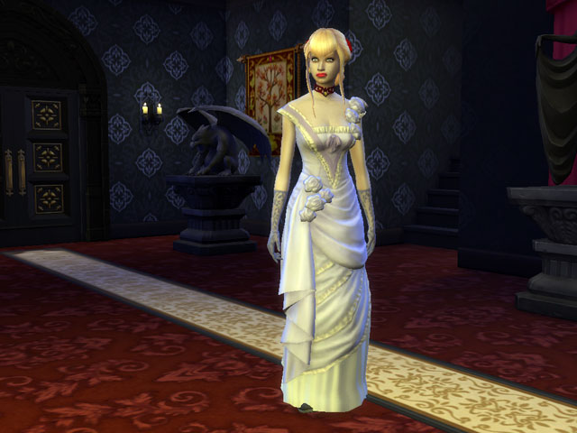 Sims 4: В одежде большинство вампиров предпочитает викторианский стиль.