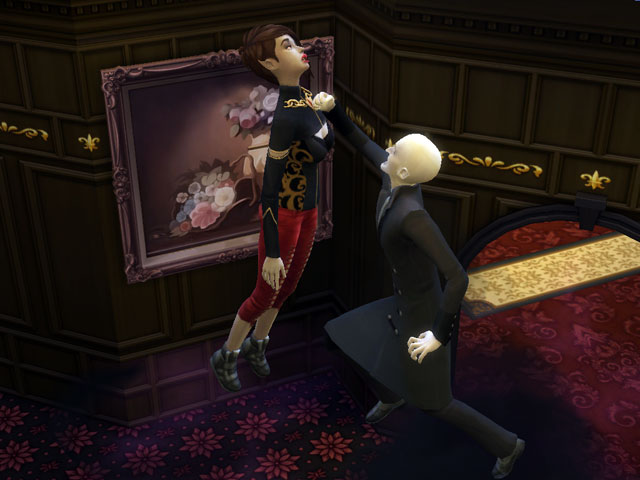 Sims 4: Дружеские спарринги с другими вампирами – отличный способ быстрее прокачать свои вампирические способности.