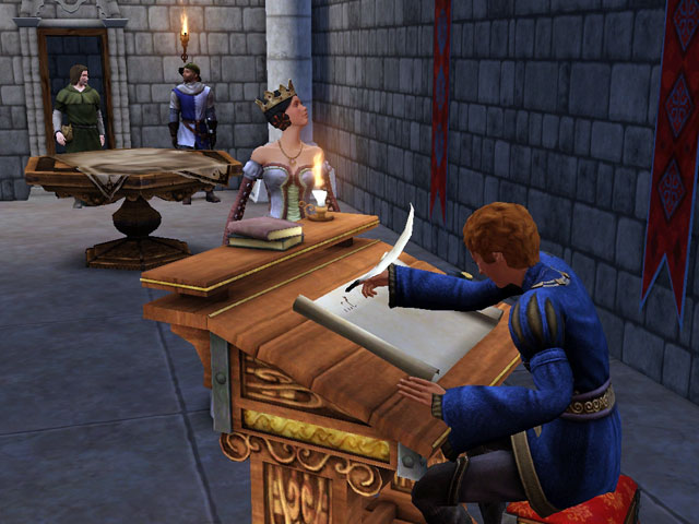 Sims Medieval: Получится ли у советника достаточно красочно описать жизнь и деяния своего замечательного монарха?