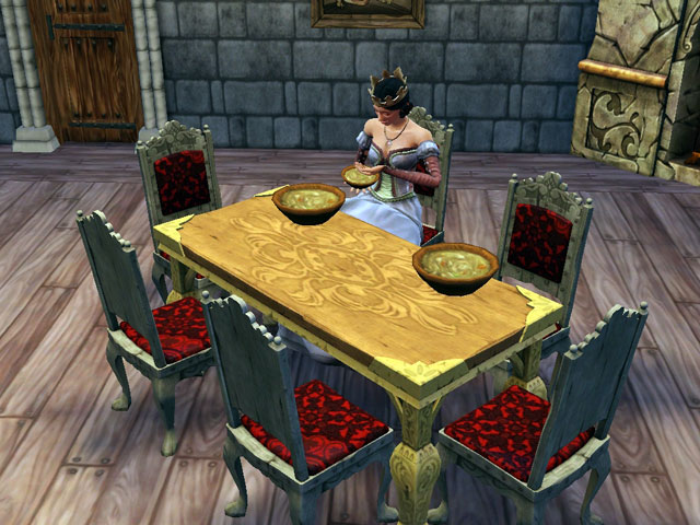 Sims Medieval: Хорошему монарху даже кулинария по плечу!