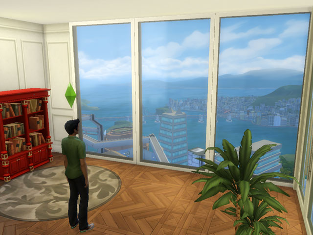 Sims 4: Чем дороже квартира, тем лучше вид из окна.