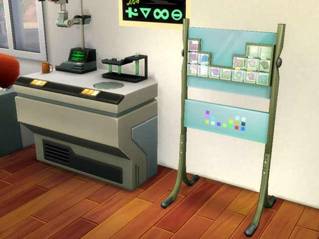 Sims 4: Собранные элементы можно хранить в специальной витрине.