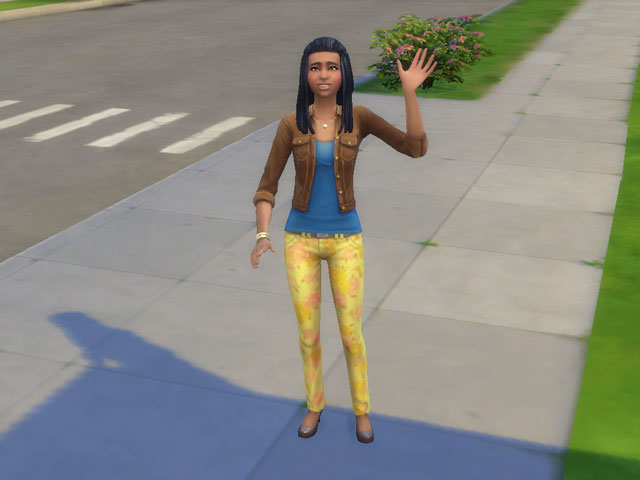 Sims 4: Жасмин Холидей в очередной раз сменила имидж.