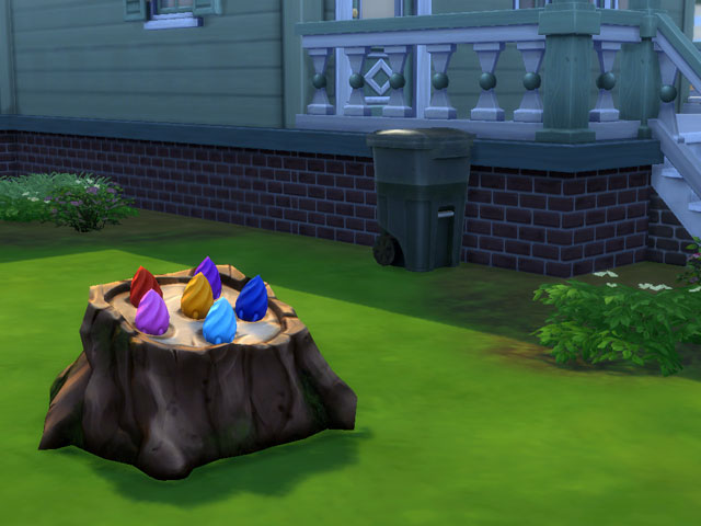 Sims 4: Полученные от горожан бобы нужно поместить в особый пень, полученный от Жасмин Холидей.