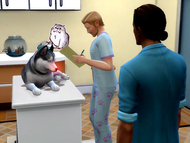 Sims 4: В ветеринарной клинике лечат самые экзотические болезни питомцев. Естественно, не бесплатно.