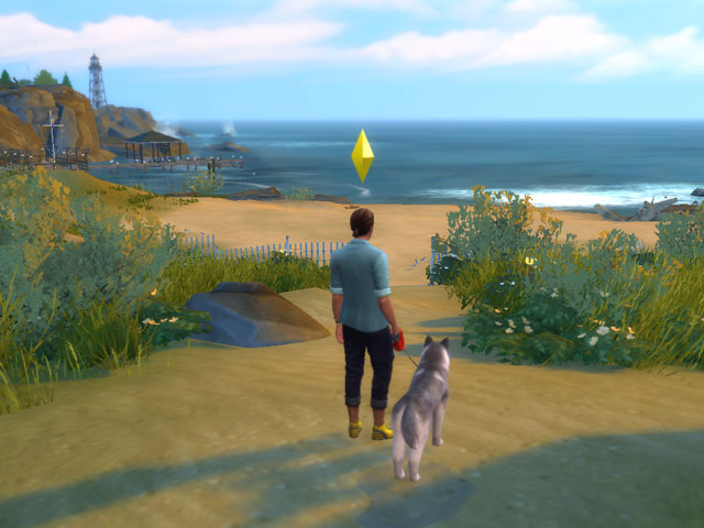 Sims 4: Управление питомцами осуществляется через их хозяев.