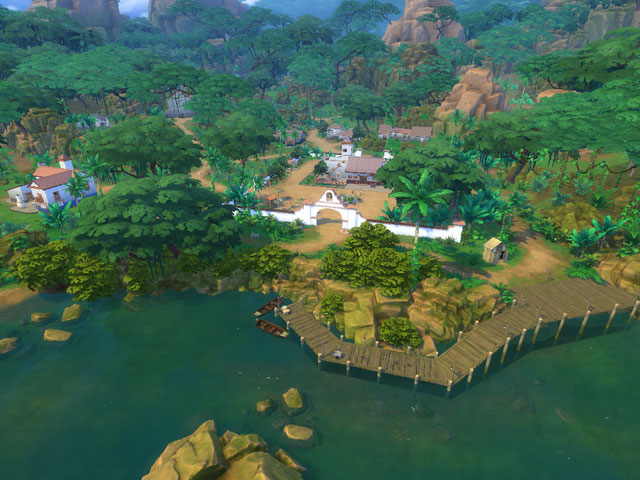 Sims 4: Сельвадорада находится в самом сердце диких джунглей.