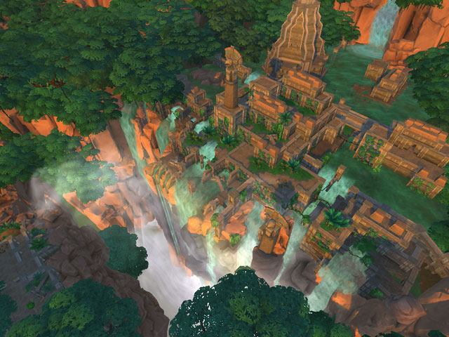 Sims 4: В джунглях Сельвадорады сохранились следы древней Омисканской цивилизации.