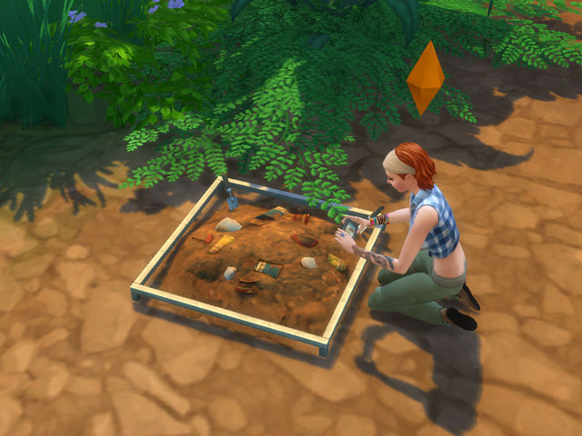 Sims 4: Опытные археологи выкапывают больше сокровищ.
