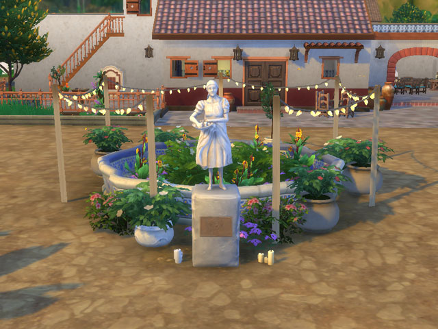 Sims 4: Мадре Косеки пользуется большим уважение у местных жителей.