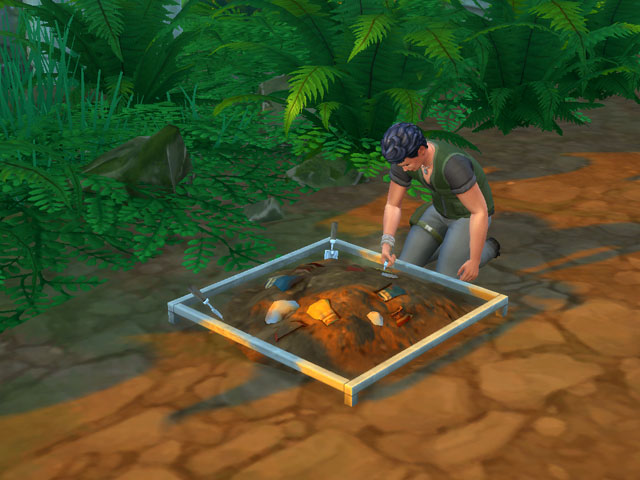 Sims 4: В тщательно подготовленных местах раскопок можно найти больше предметов.