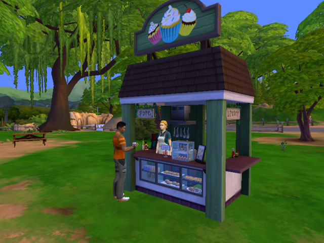Sims 4: Летом все вокруг утопает в зелени, но часто бывает слишком жарко.