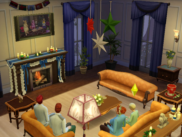 Sims 4: Праздничные декорации создают неповторимую атмосферу.